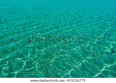 sea water and, textured background