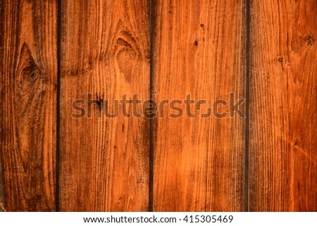 Old Vintage brownie wood barn door texture background