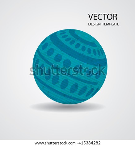 Business Technology Sphere.Binary Code Sphere Icon. Abstract Globe Ball Icon. Vector Illustration.