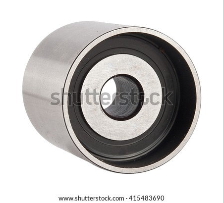 Car Timing belt roller isolated on white background