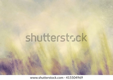 Background textured, multicolored brushes                               