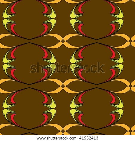 Seamless abstract green tile pattern