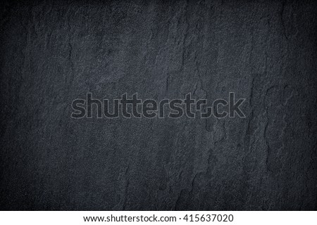 Dark grey black slate background or texture. Royalty-Free Stock Photo #415637020