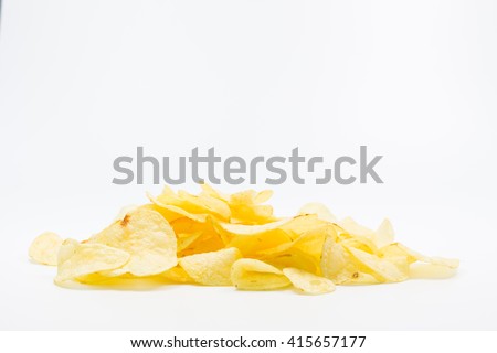 Potato chips Royalty-Free Stock Photo #415657177