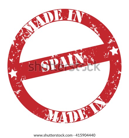 Made in Spain stamp