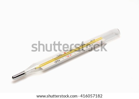 a medical the mercurial a thermometer Royalty-Free Stock Photo #416057182