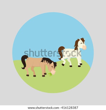 Farm  design. animal  icon. white background