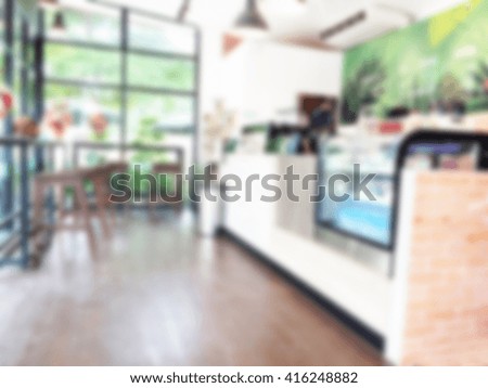 Abstract blur background of coffee shop - vintage pastel effect style pictures