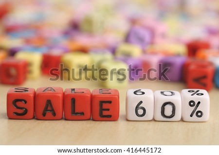 SALE 60% on Colorful Dices