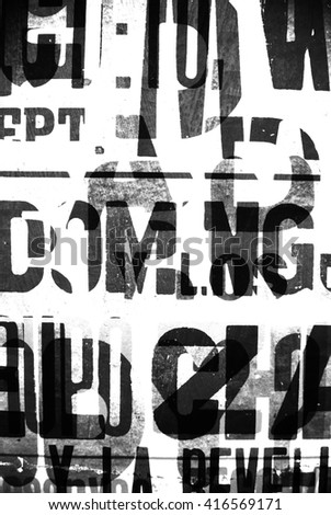 Digital urban collage background or typography paper texture