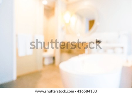 Abstract blur beautiful luxury bathroom interior for background