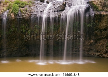 Prenn- waterfall, central highlands, Dalat, Vietnam, Southeast Asia, Asia