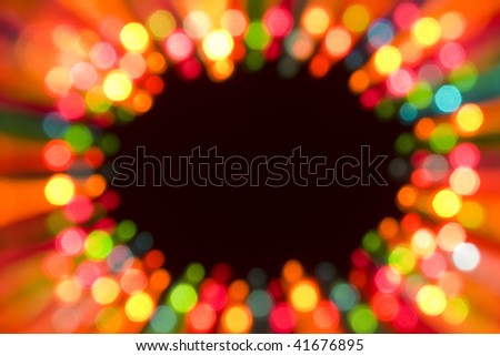 blur lights background with a place for your text