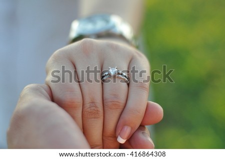 Engagement Ring Royalty-Free Stock Photo #416864308