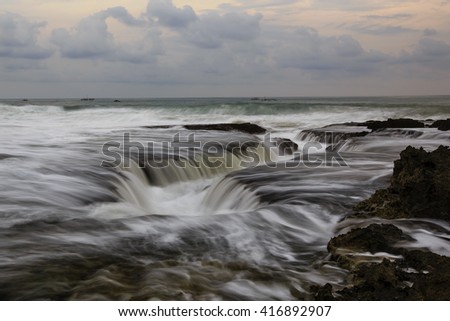 Big Waves In the beach,,
locations Sawarna Beach Banten Indonesia