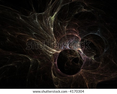 background fractal space