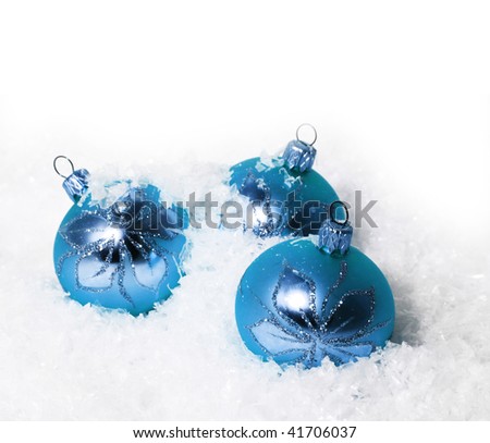 christmas ornament background (selective focus)