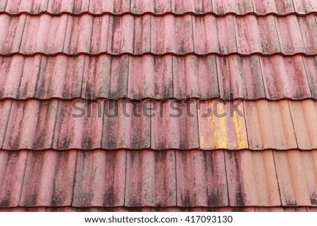 close up red roof tiles,pattern photo