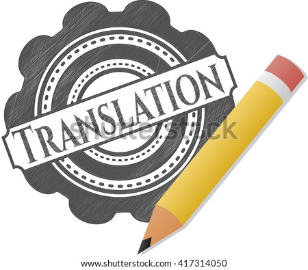 Translation with pencil strokes