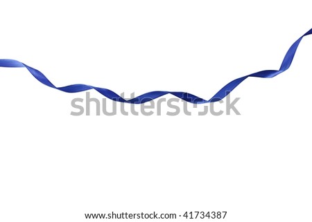 Abstract ribbon isolated on white background
