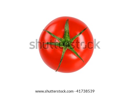 Fresh tomato view from above Royalty-Free Stock Photo #41738539