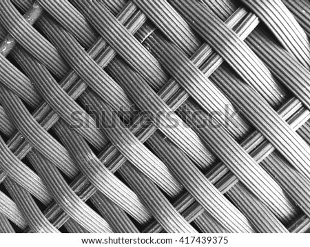A macro shot of a synthetic fiber.  Royalty-Free Stock Photo #417439375
