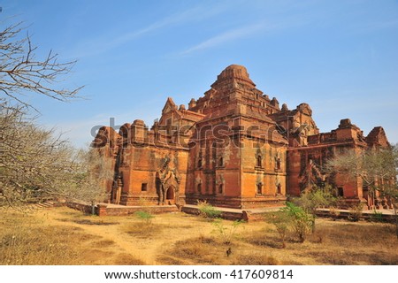 Dhammayangyi Temple in Bagan , Myanmar