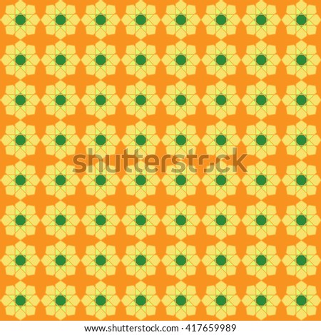 Vector seamless pattern with geometric pattern of circular elements for use in textile design or festive package