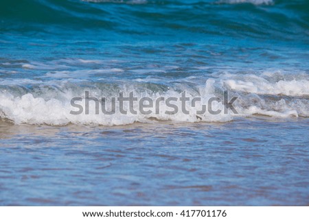 blue sea and sand ,Thailand