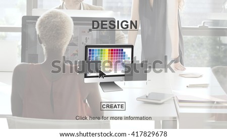 Creative Process Ideas Graphic Design Layout Concept