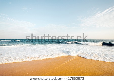 Beautiful landscape beach