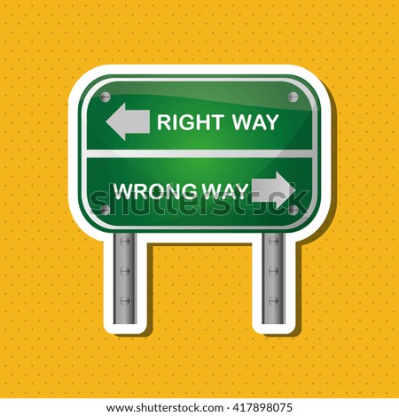 Road sign design , vector illustration