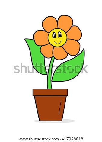 Happy Flower Pot