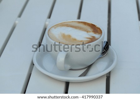 white cappuccino 