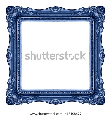 picture frame isolated on white background.