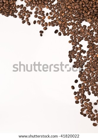 Coffee beans frame Royalty-Free Stock Photo #41820022