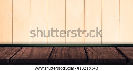 Image of a wooden board against wooden background in pale wood