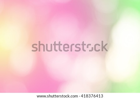 Soft and sweet background. Light spot abstract wallpaper. Colorful abstract bokeh desktop wallpaper.
