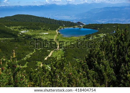 Lake Bezbog and Bezbog hut, Pirin Mountain, Bulgaria