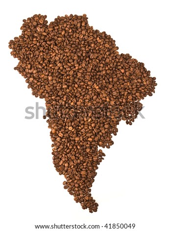 America coffee beans Royalty-Free Stock Photo #41850049