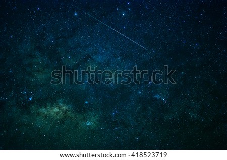 Closeup Milky Way background