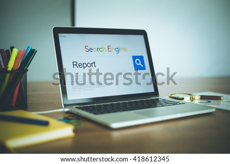 Search Engine Concept: Searching REPORT on Internet