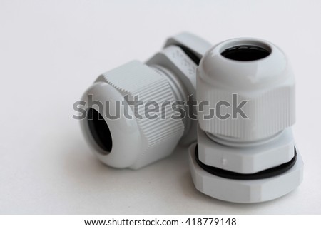 pipe fittings isolated on a white background