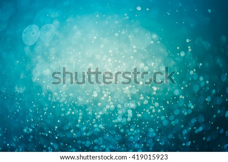 Abstract bokeh background,blue color