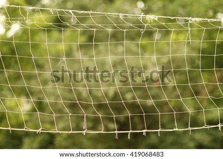 a net for volleyball background