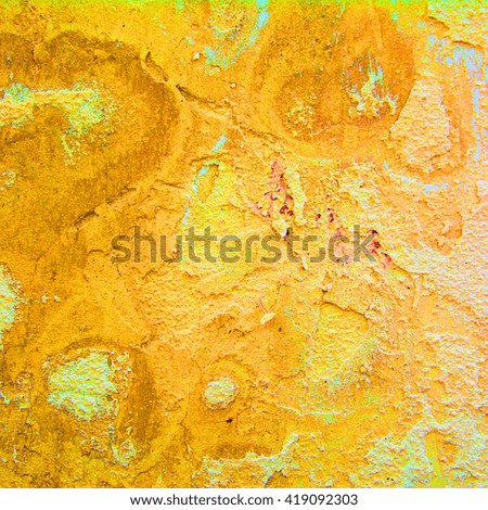 abstract yellow background texture cement wall