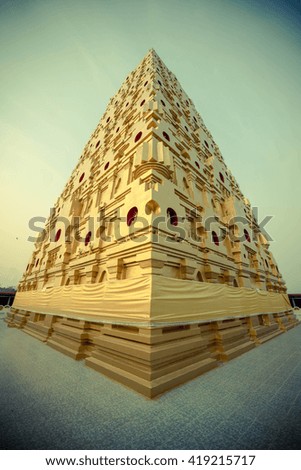 Buddha Kaya Pagoda in Thailand