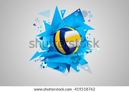 Volleyball abstract