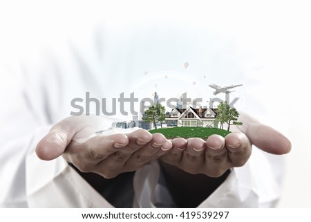 Real estate concept