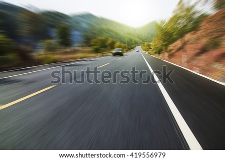 Winding road Background
